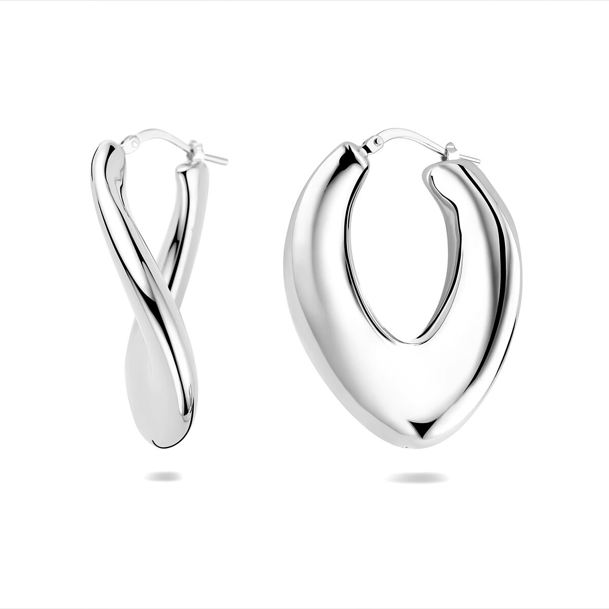 Fantasy Collection Oorbellen 37.5 mm zilver