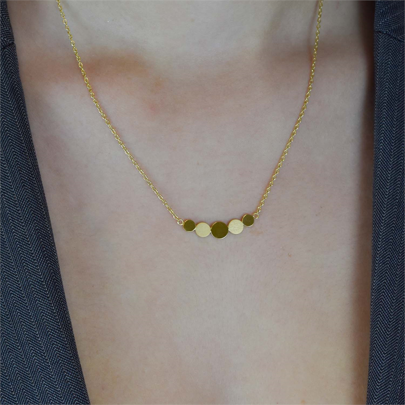Boccia Titanium Ketting 08031-02 Goudkleurig 500 mm