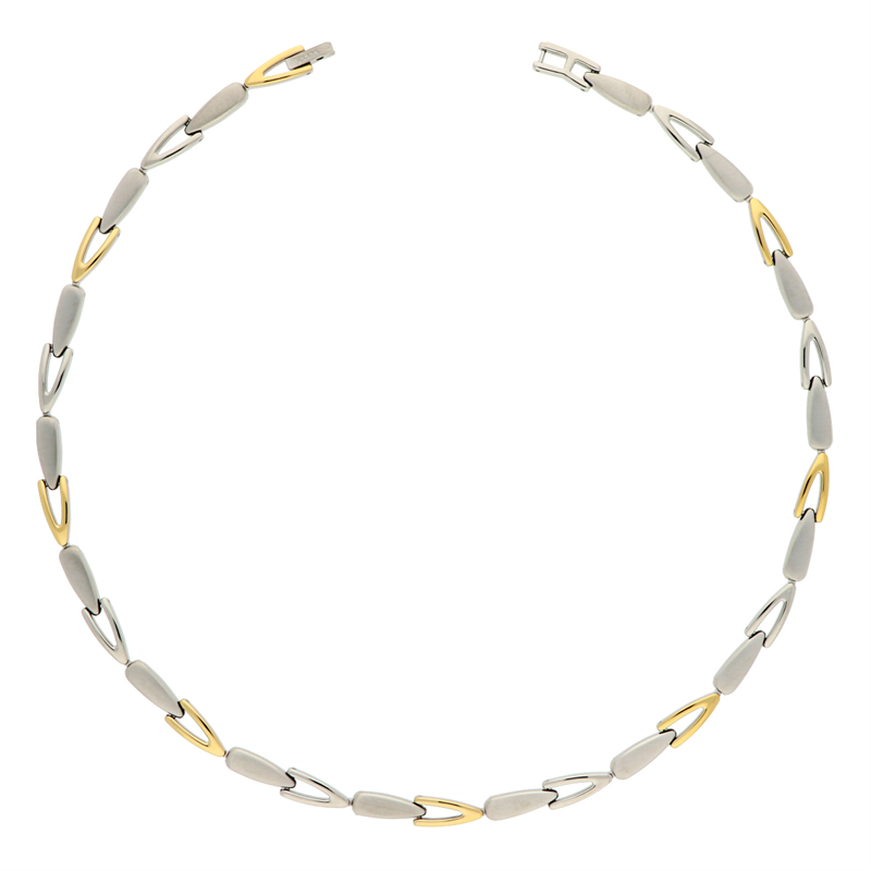 Boccia Titanium Ketting 08039-02 Goudkleurig 450 mm