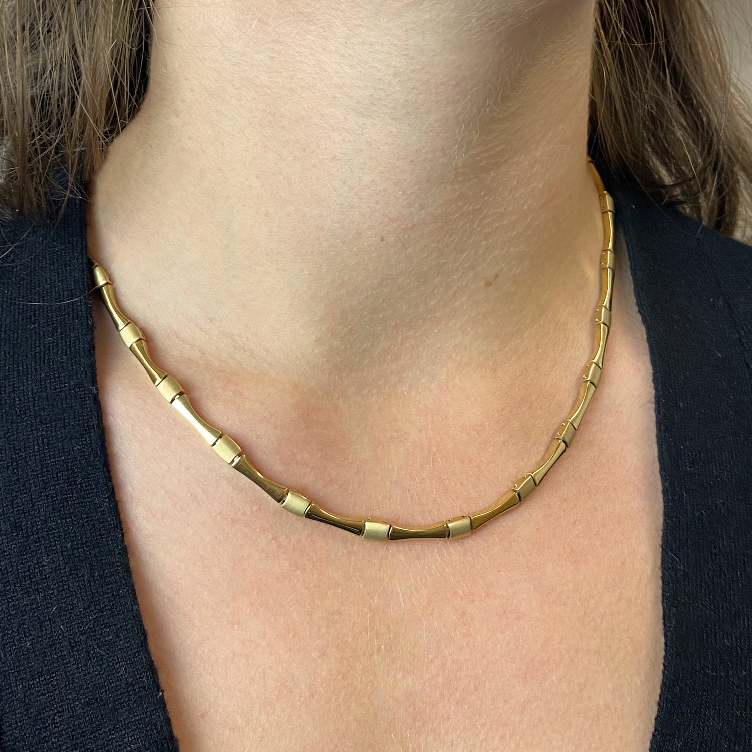 Boccia Titanium Ketting 08045-03 Goudkleurig 480 mm