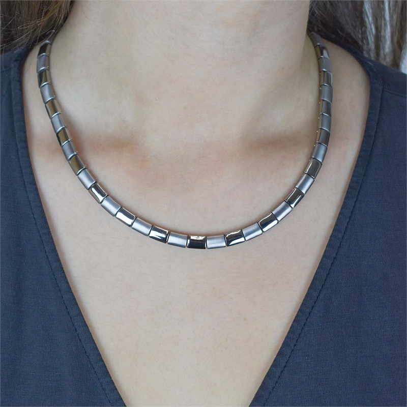 Boccia Titanium Ketting 0812-01 Zilverkleurig 450 mm