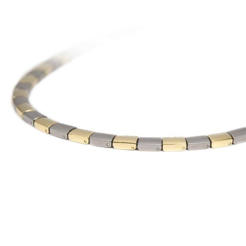 Boccia Titanium Ketting 0812-02 Goudkleurig 450 mm