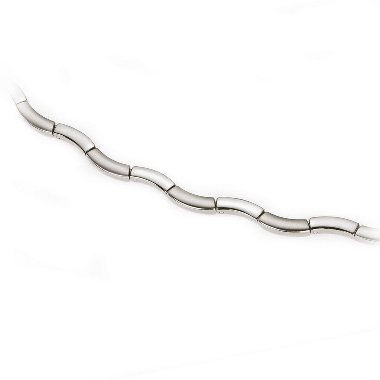 Boccia Titanium Ketting 0844-01 Zilverkleurig 450 mm