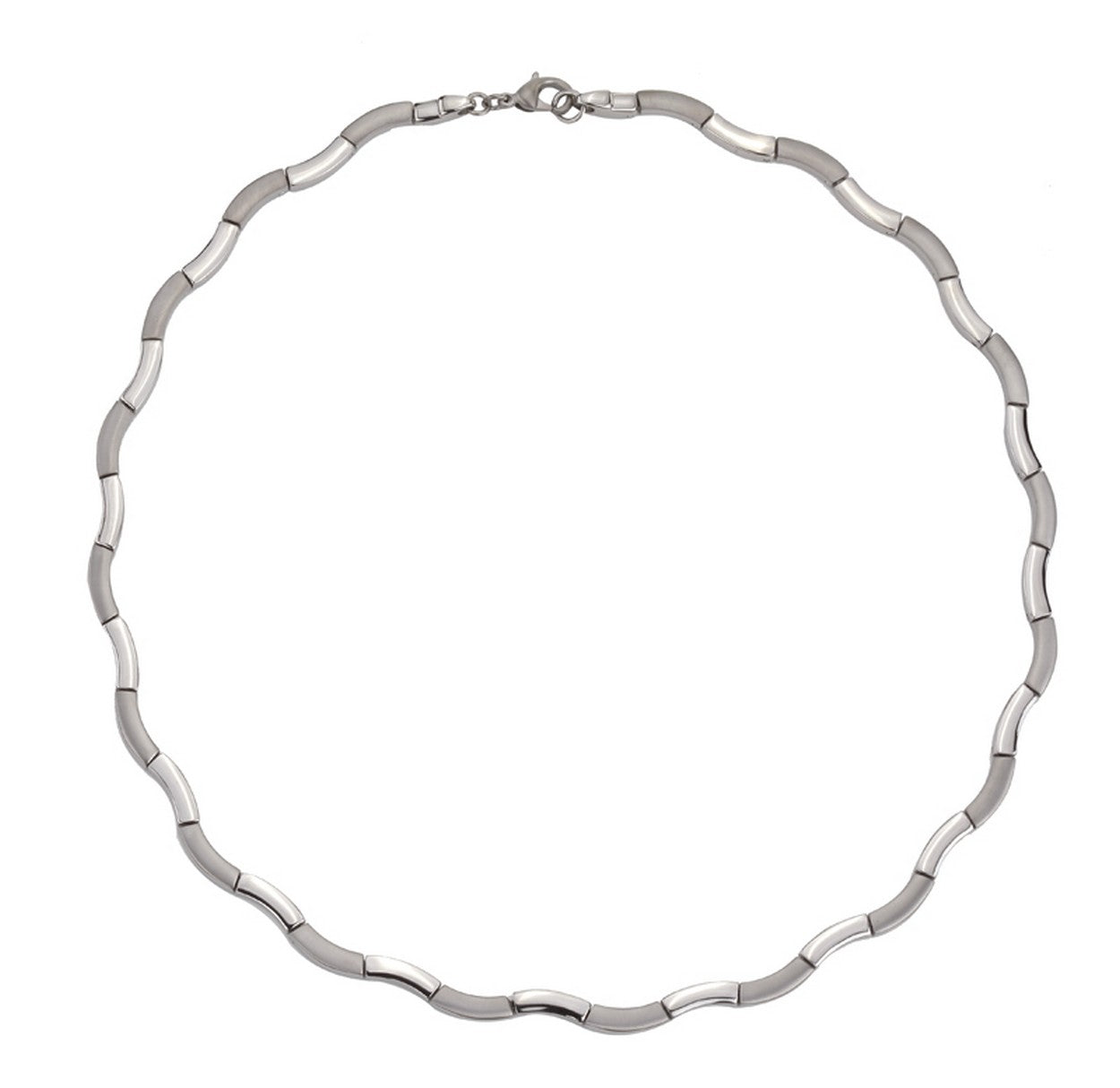 Boccia Titanium Ketting 0844-01 Zilverkleurig 450 mm