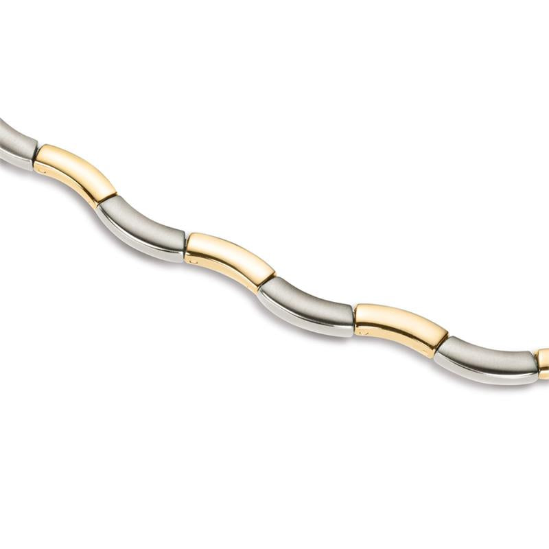 Boccia Titanium Ketting 0844-02 Goudkleurig 450 mm