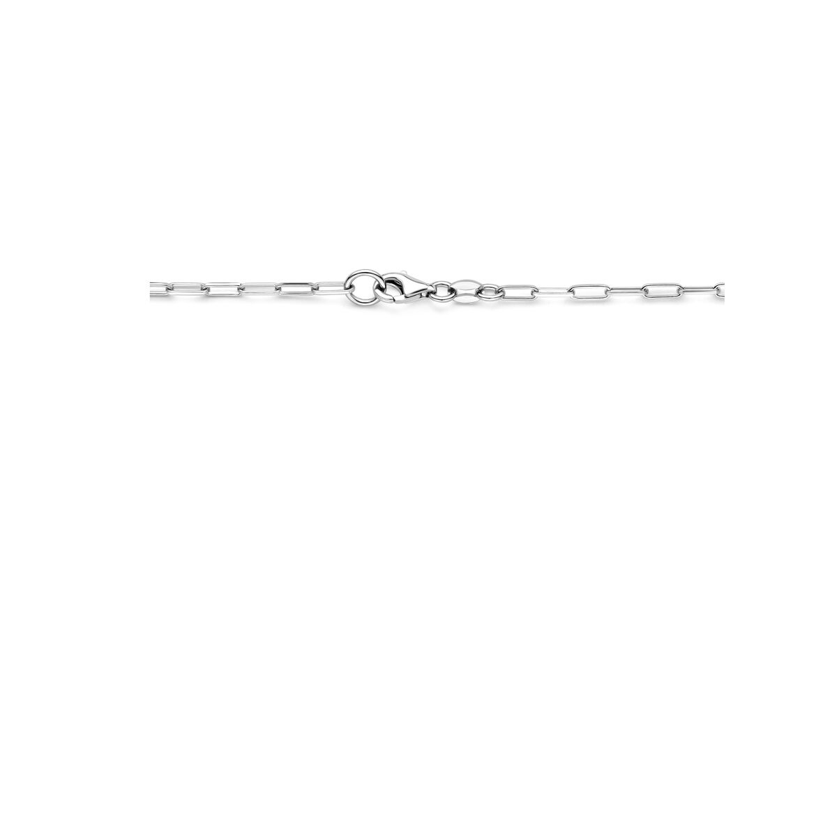 Fantasy Collection Gerhodineerd Zilveren Ketting 1342089