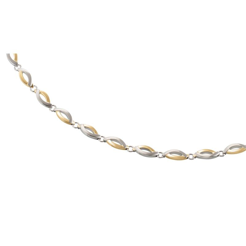 Boccia Titanium Ketting 0876-02 Goudkleurig 470 mm