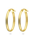 14K geelgouden oorringen 24 mm - 4034900 - PansiteNederland.nl
