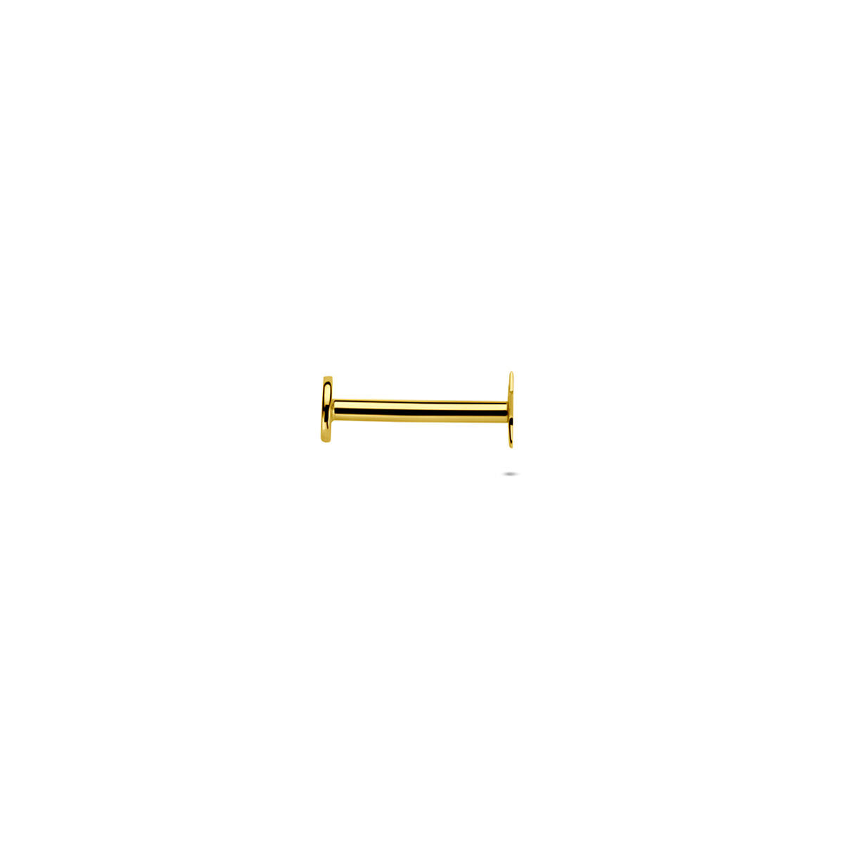 Fantasy Collection Flat back piercing ster 3,5 mm 14K geelgoud