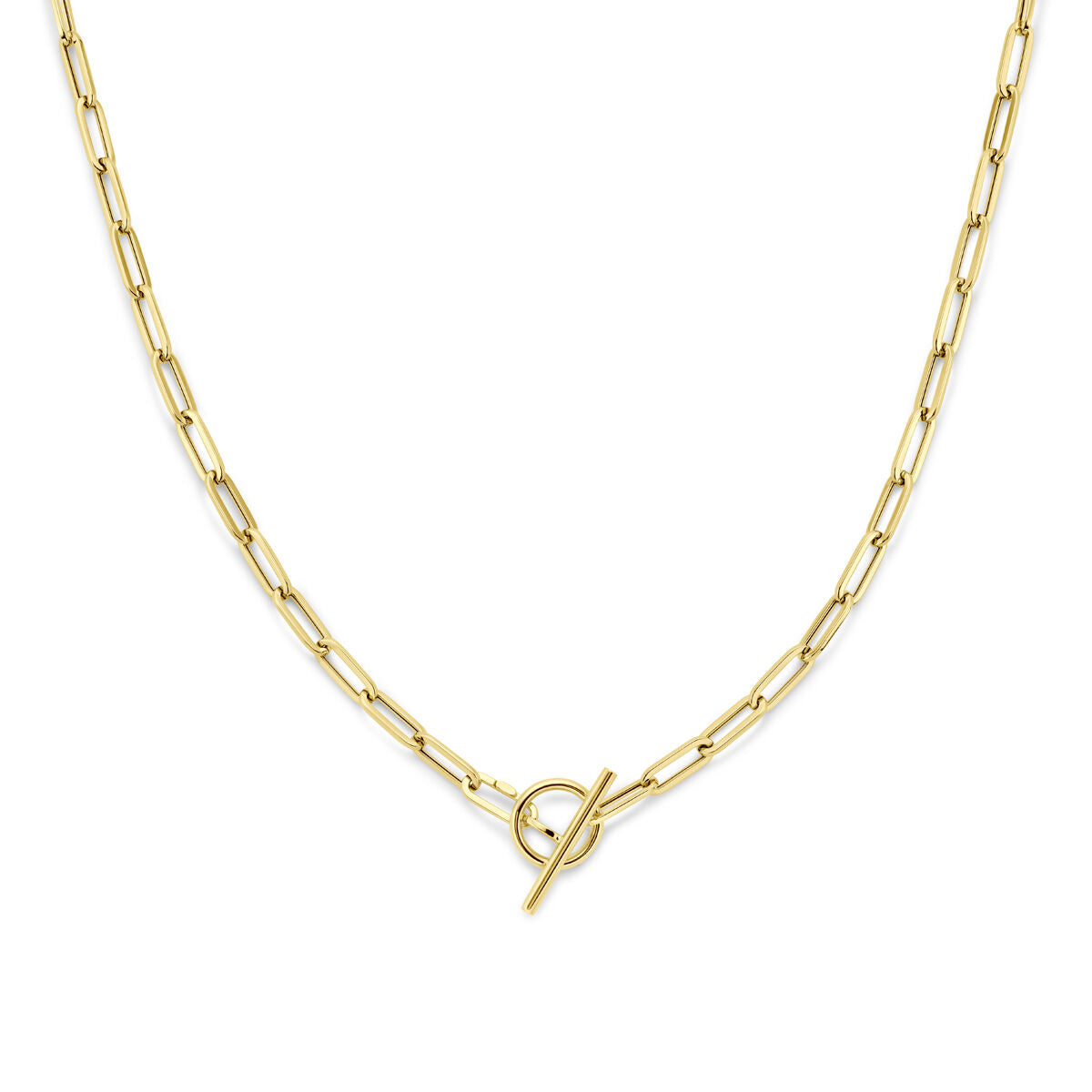 Fantasy Collection Collier kapittelslot 4 mm 42 cm 14K geelgoud