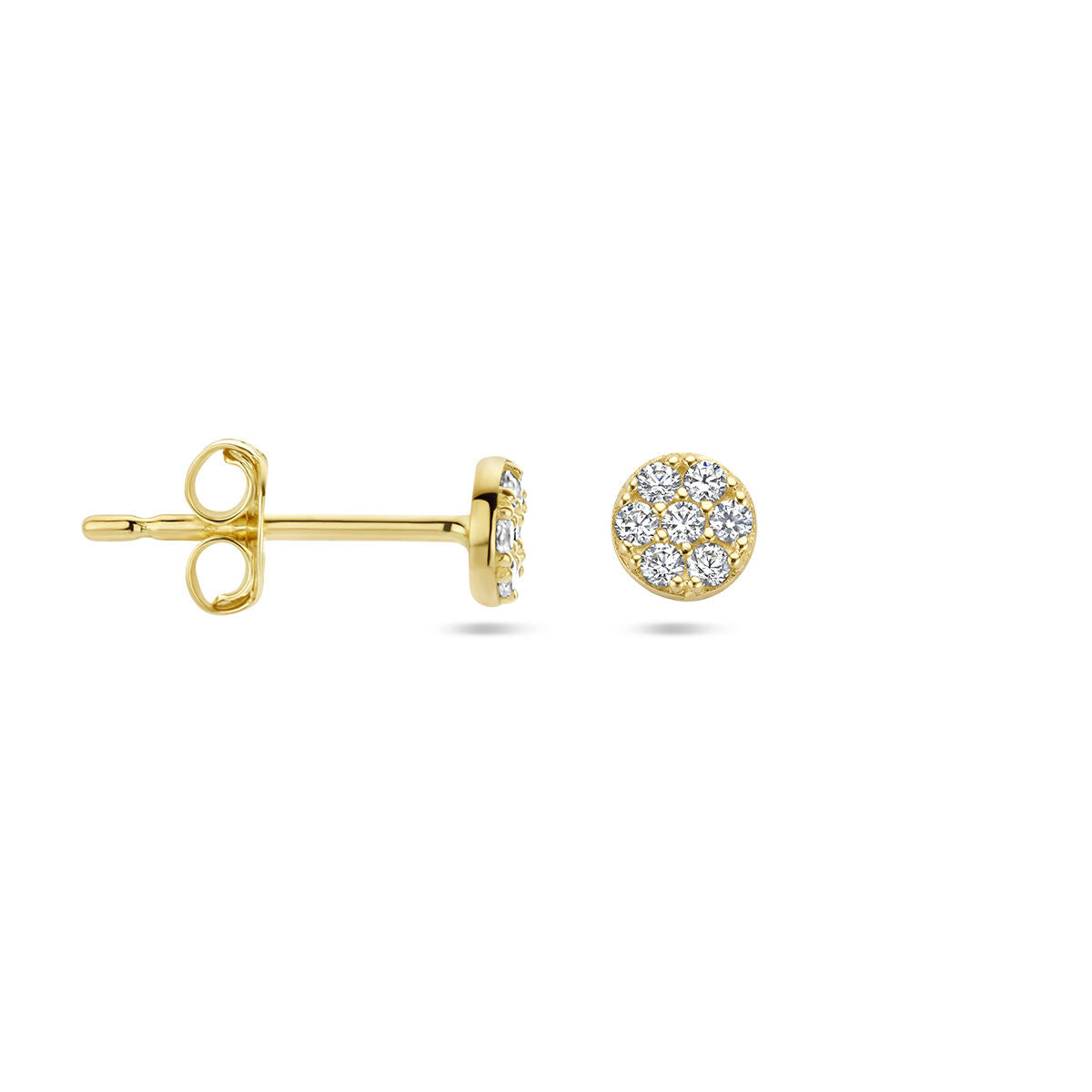 Fantasy Collection Oorbellen zirkonia 14K geelgoud