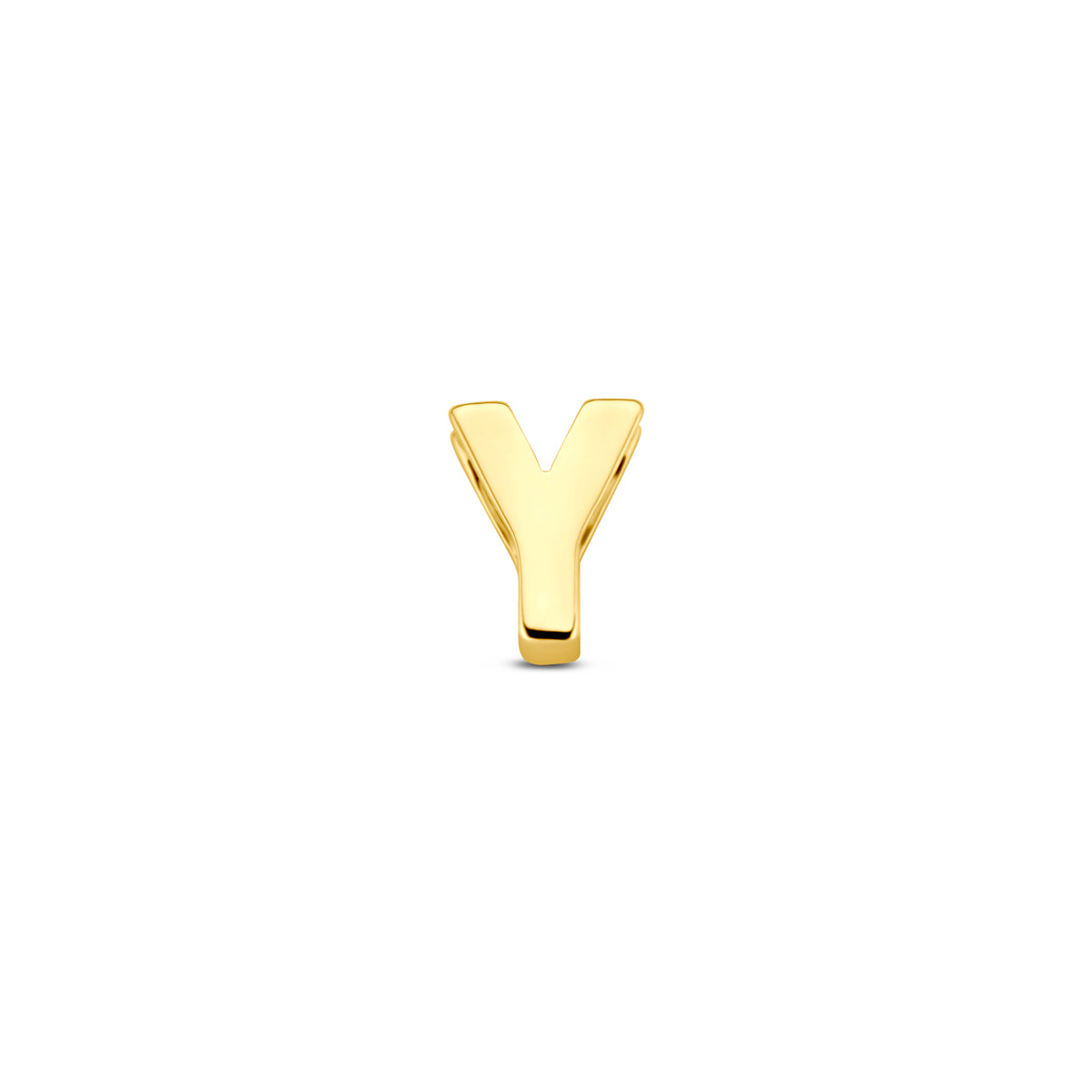 Hanger letter Y 5,5 mm 9K geelgoud #Letter_Y