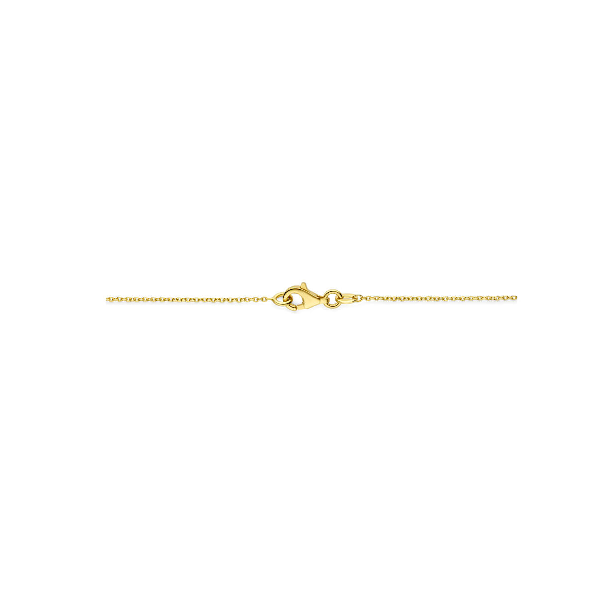 Fantasy Collection Collier sky blue topaas en london blue topaas 45 cm 14K geelgoud