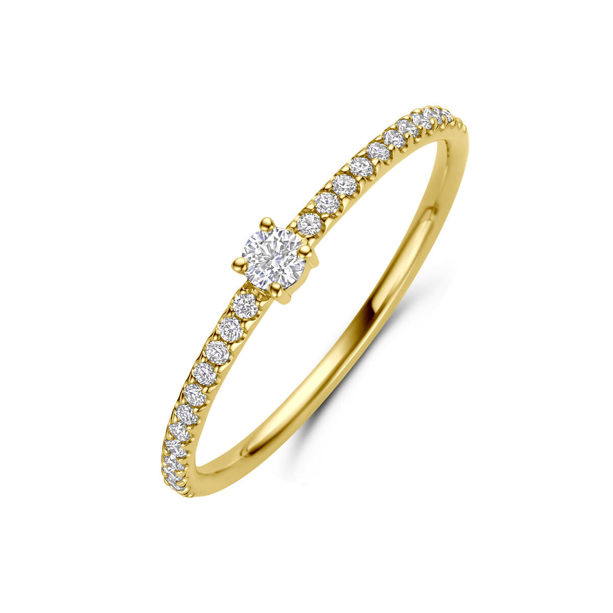 Fantasy Collection Ring diamant 0.20ct h si 14K geelgoud