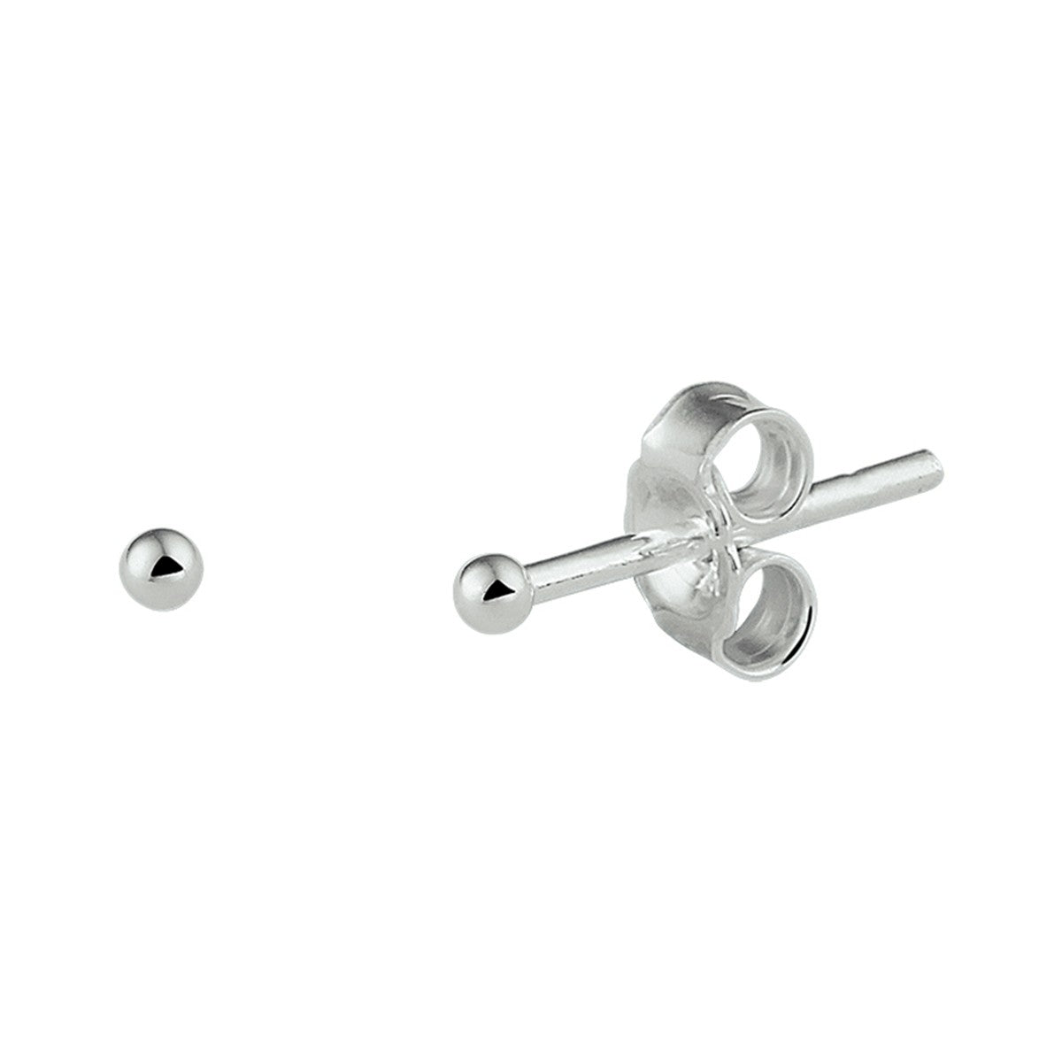 Fantasy Collection Oorbellen bolletje zilver