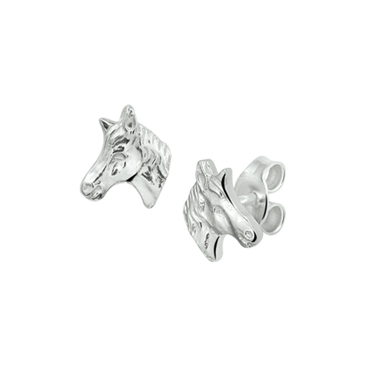 Fantasy Collection Oorbellen paardenhoofd zilver