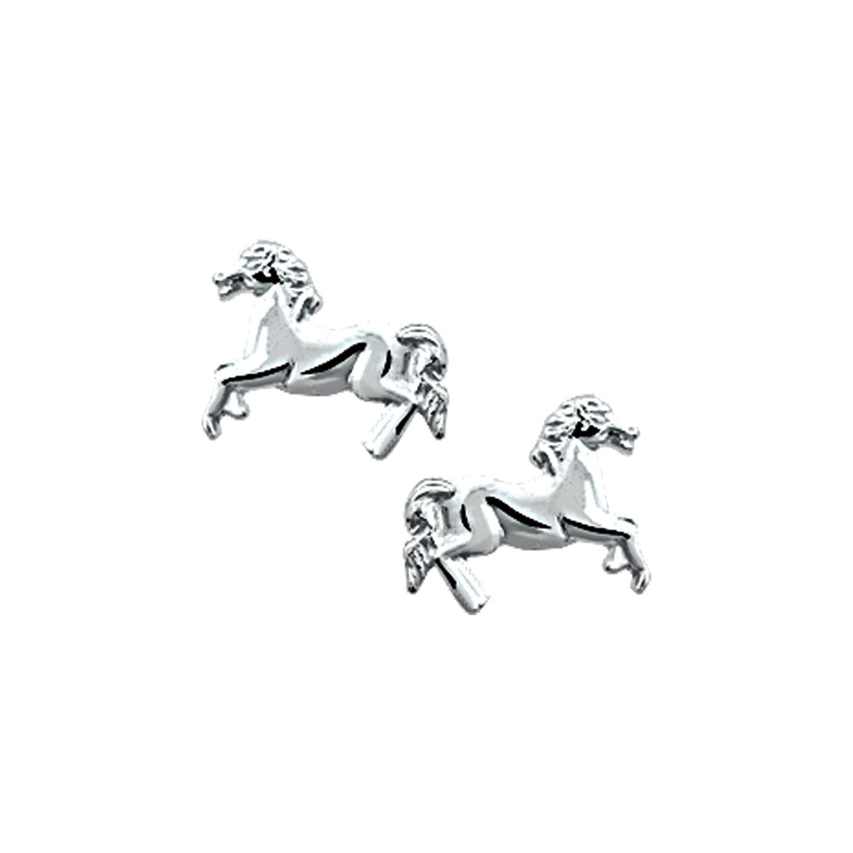 Fantasy Collection Oorbellen paard zilver