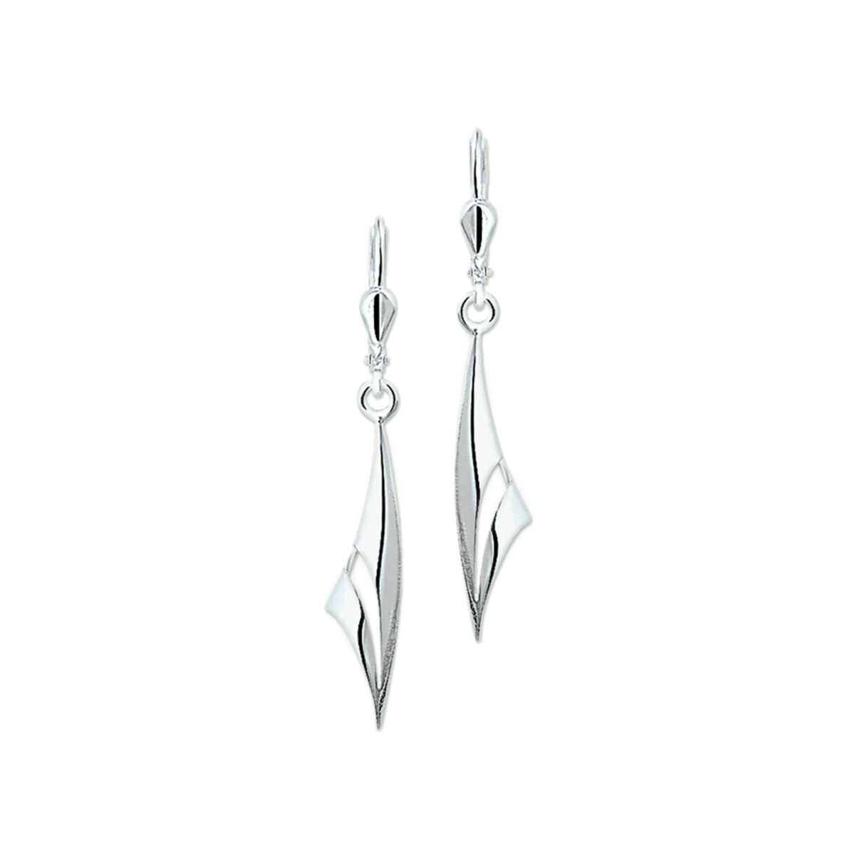 Fantasy Collection Hangende oorbellen brisure haak zilver