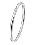 Zilveren bangle armband dop 5 mm ovale buis zilver 1001340 - PansiteNederland.nl