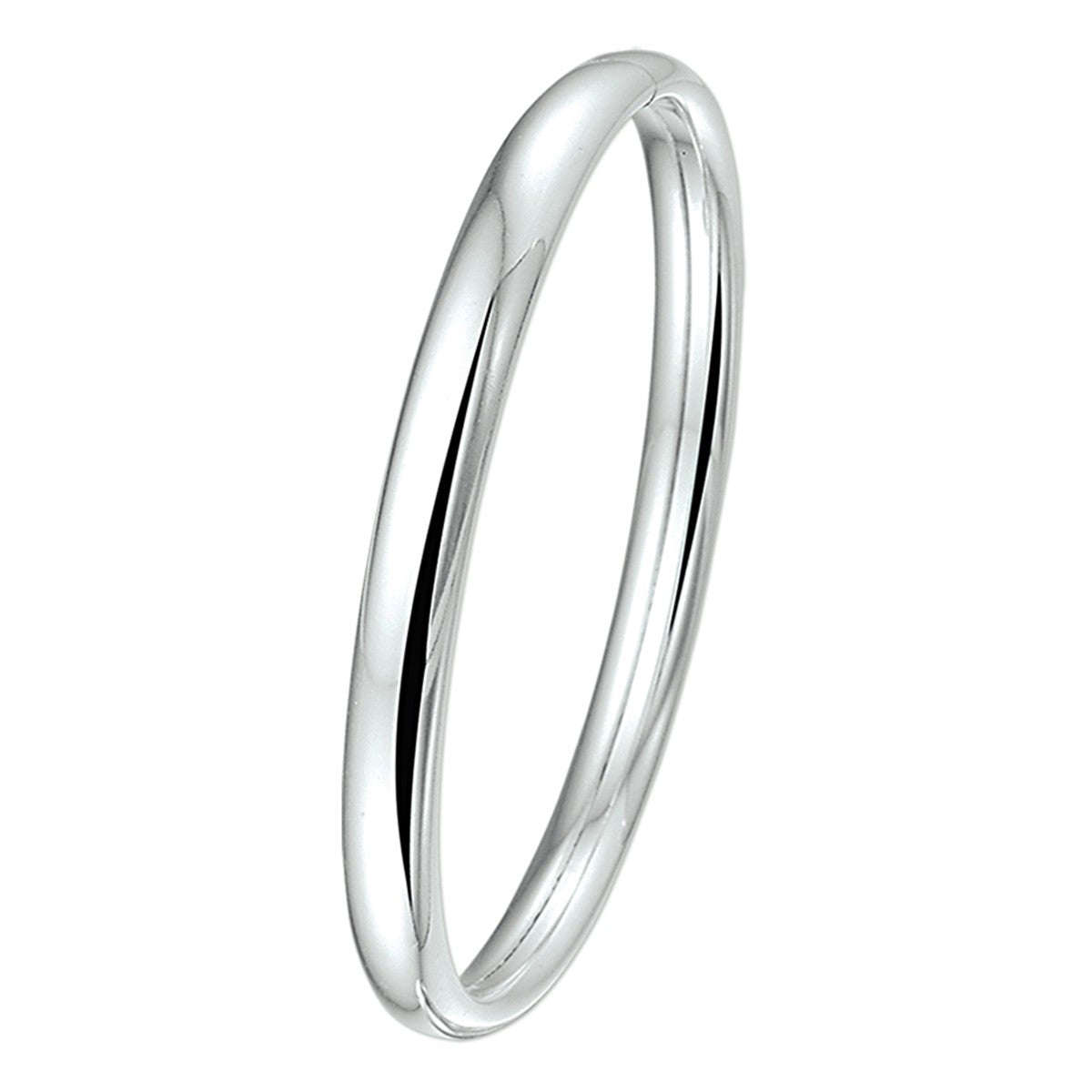 Fantasy Collection Bangle dop 7 mm ovale buis zilver