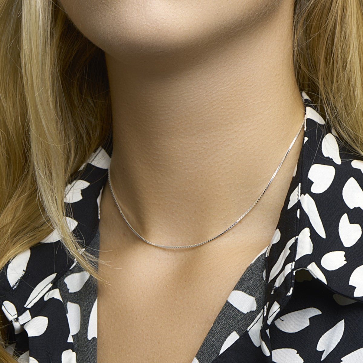 Fantasy Collection Collier venetiaans 1,1 mm zilver