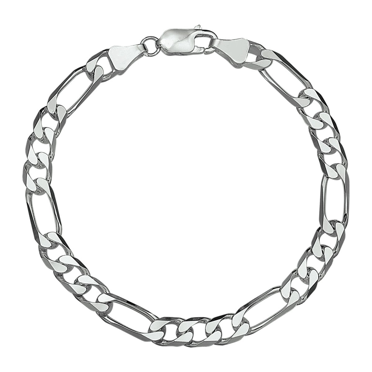 Fantasy Collection Armband figaro 6,0 mm zilver