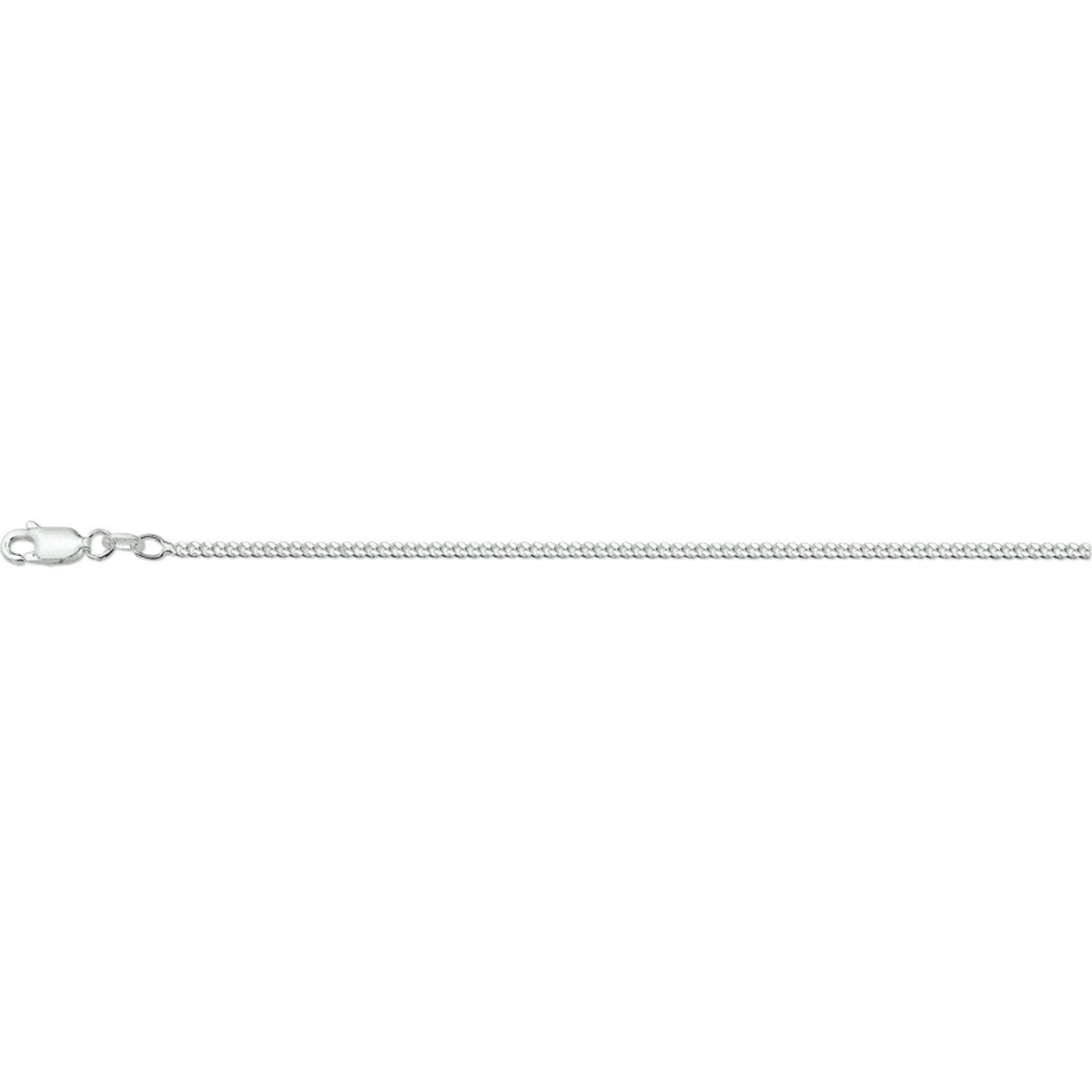 Fantasy Collection Collier gourmette 2,1 mm zilver