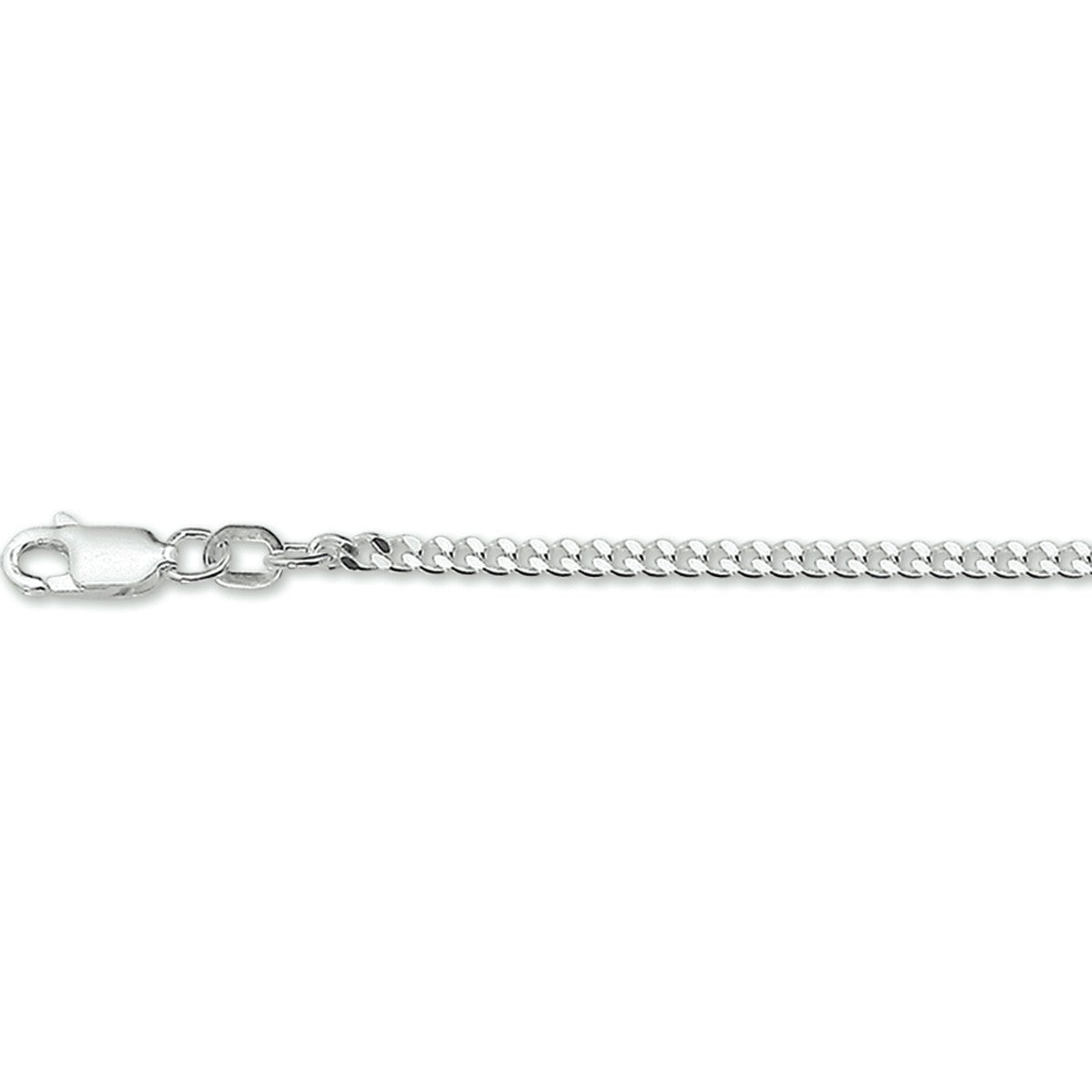 Fantasy Collection Collier gourmette 2,4 mm zilver