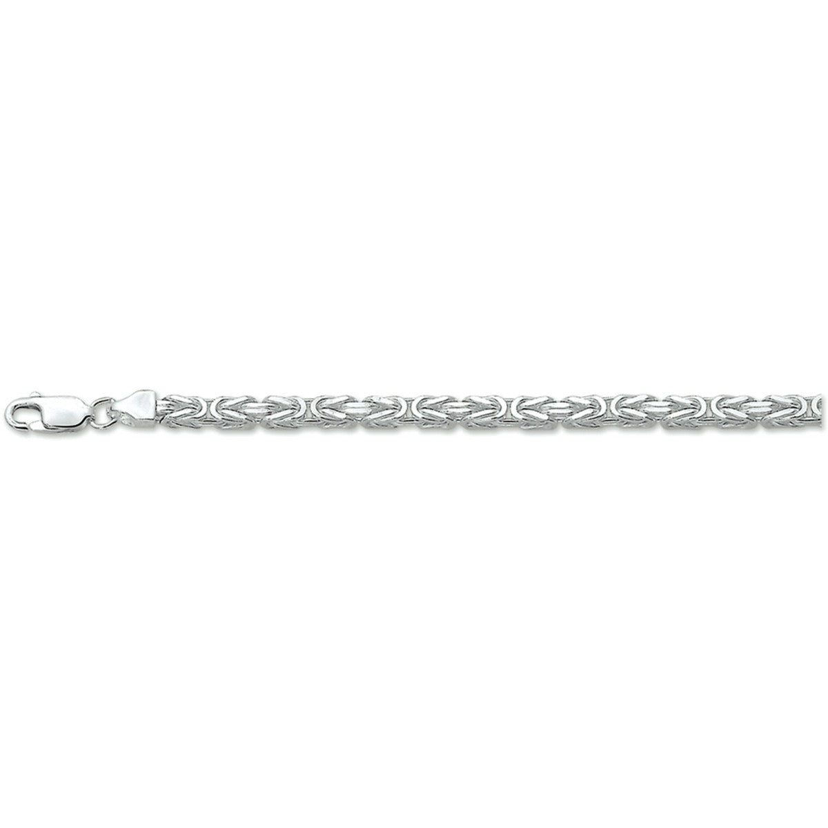 Fantasy Collection Konings 3,5 mm zilver armband