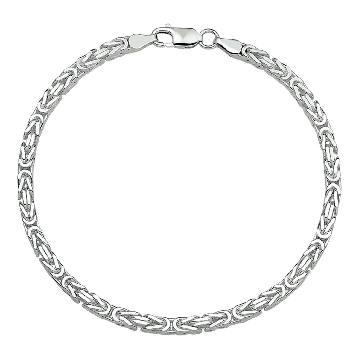 Fantasy Collection Konings 3,5 mm zilver armband