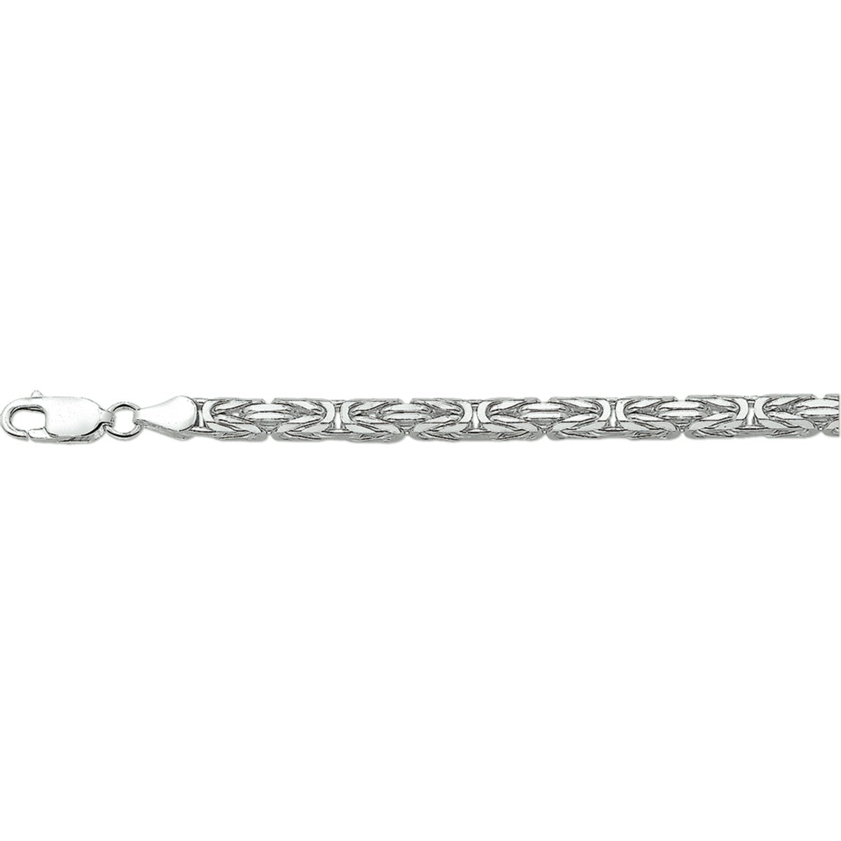 Fantasy Collection Konings 4,0 mm zilver armband