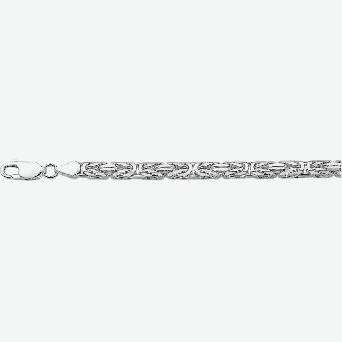 Fantasy Collection Konings 4,0 mm zilver armband