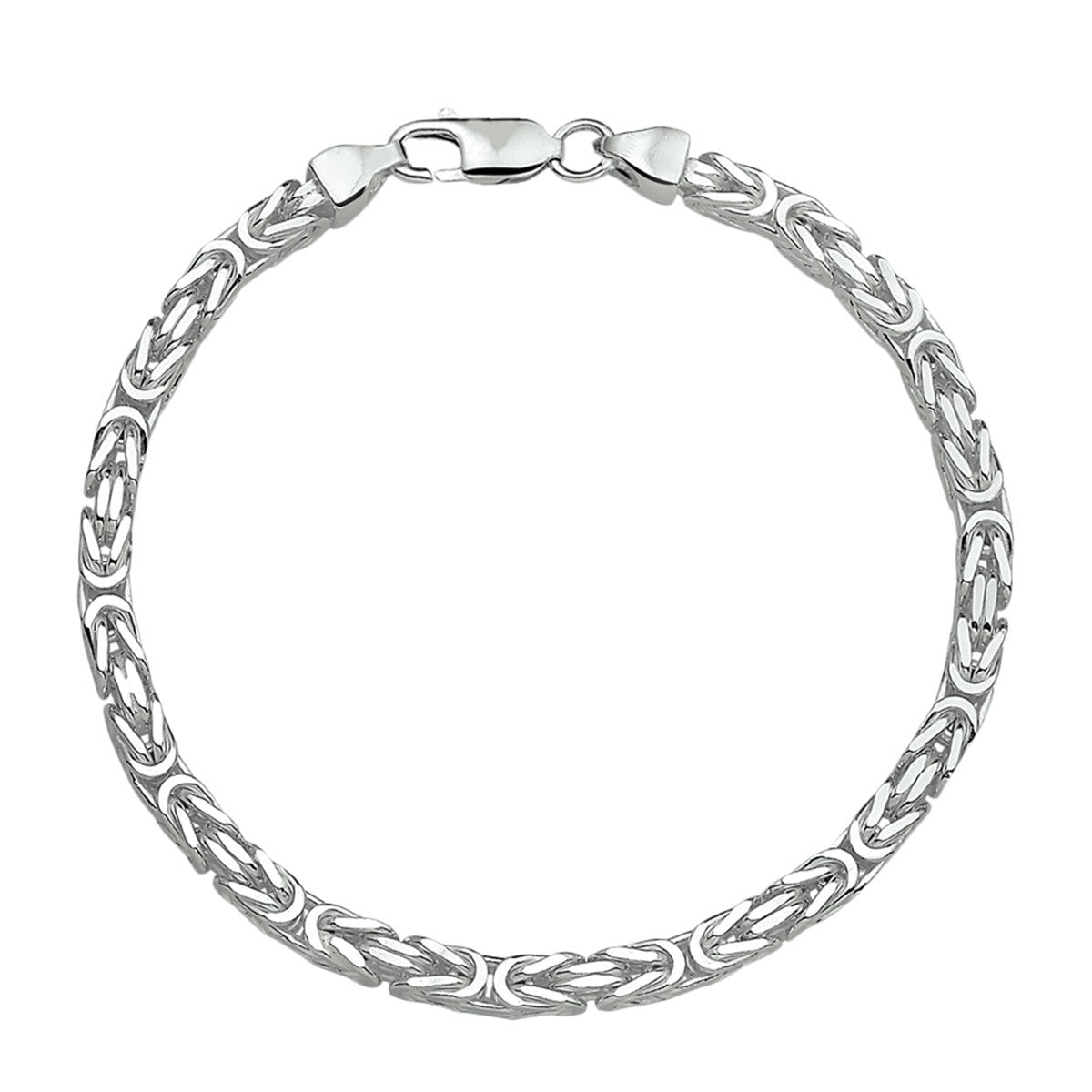 Fantasy Collection Konings 4,0 mm zilver armband