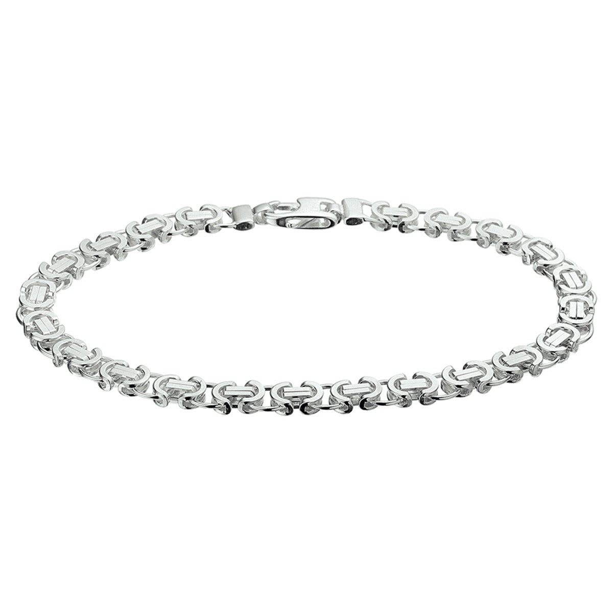 Fantasy Collection Konings 5,5 mm zilver armband