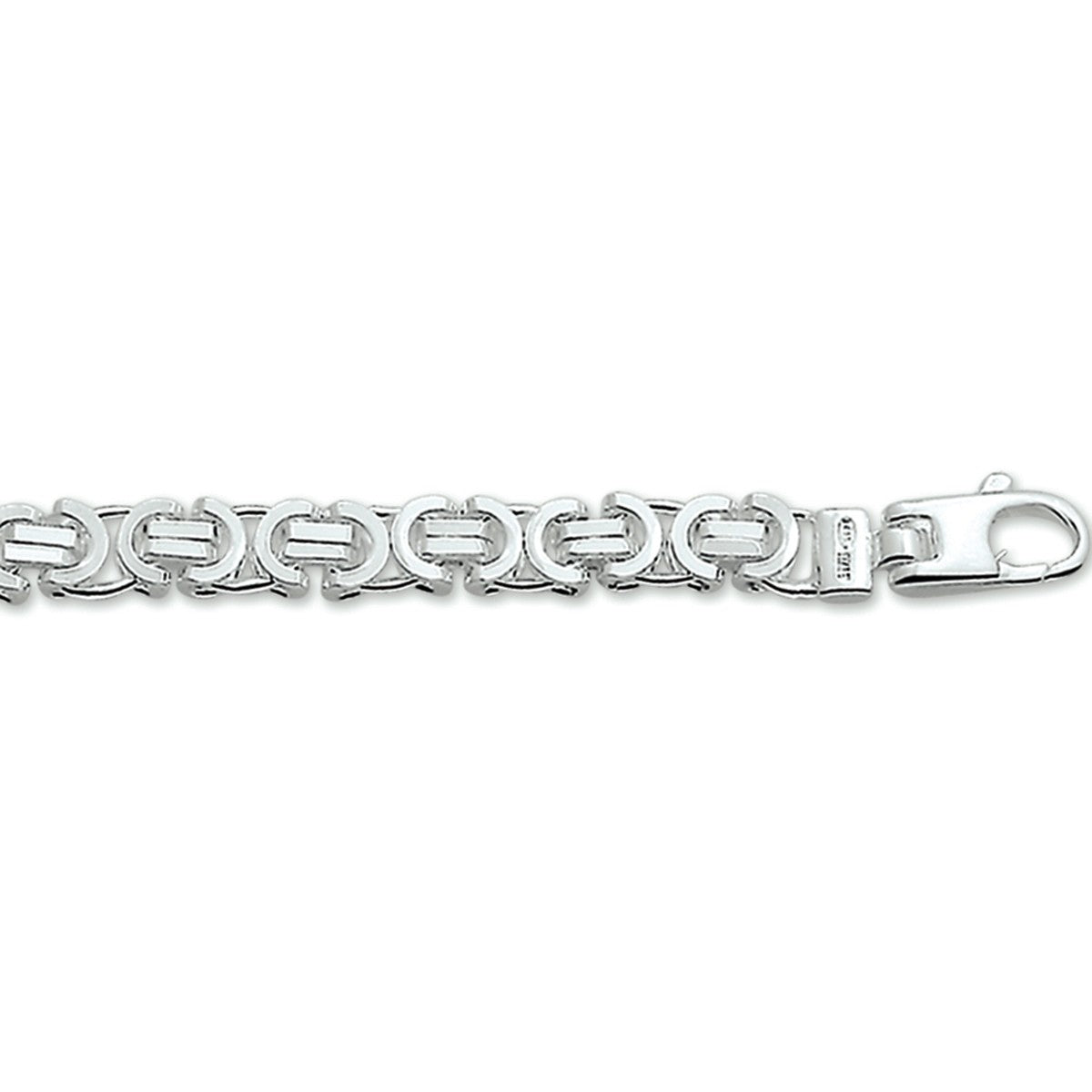 Fantasy Collection Konings 5,5 mm zilver halsketting