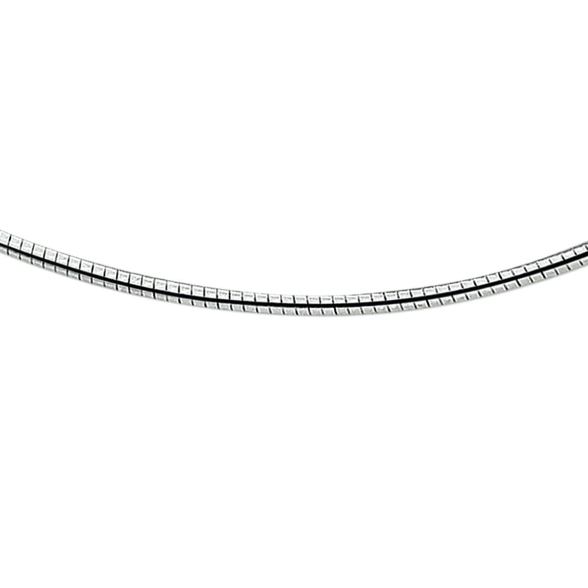 Fantasy Collection Collier omega rond 2,25 mm zilver