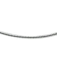 Zilver Wit Collier Omega Rond 2,25 mm 1002130 - PansiteNederland.nl