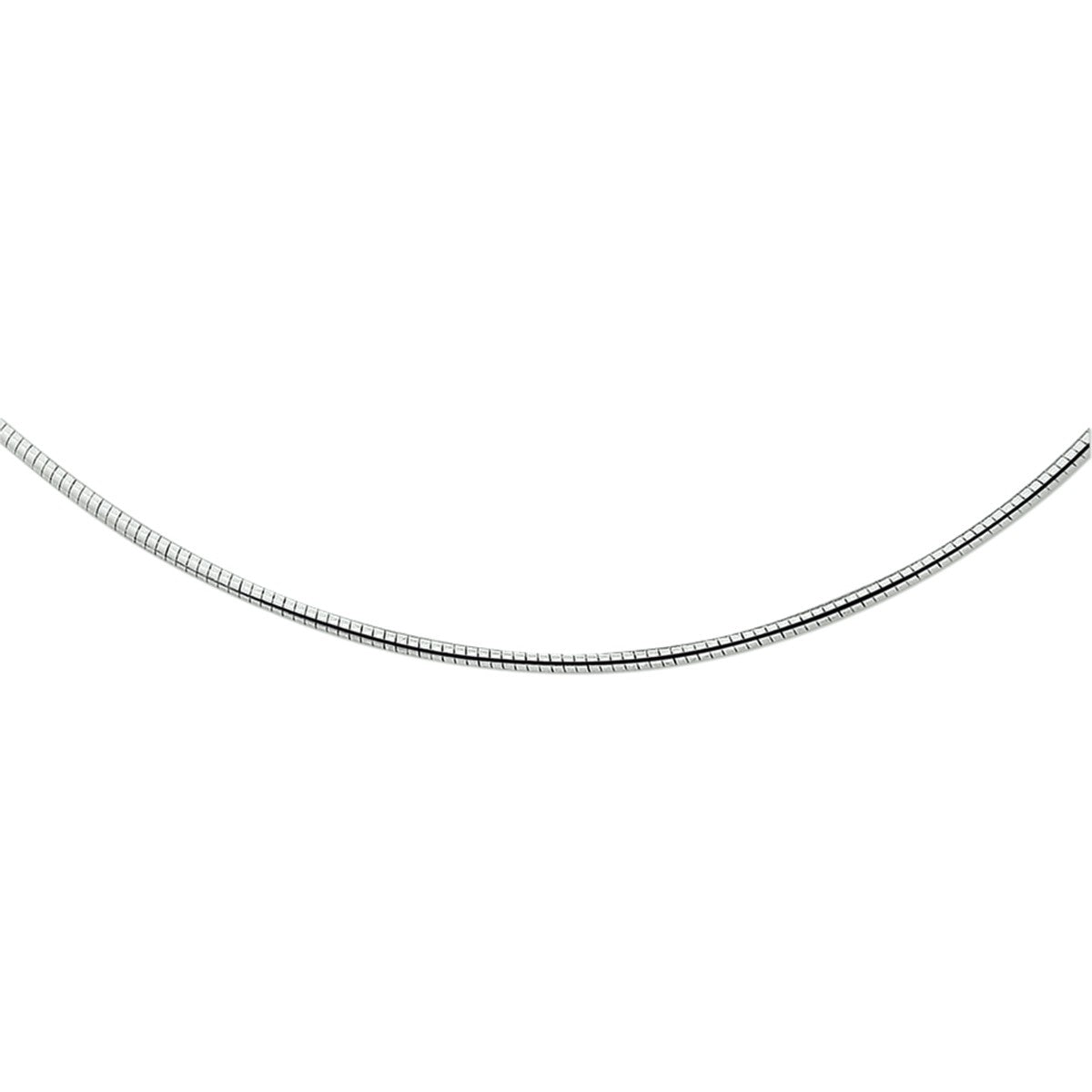 Fantasy Collection Collier omega rond 2,25 mm zilver