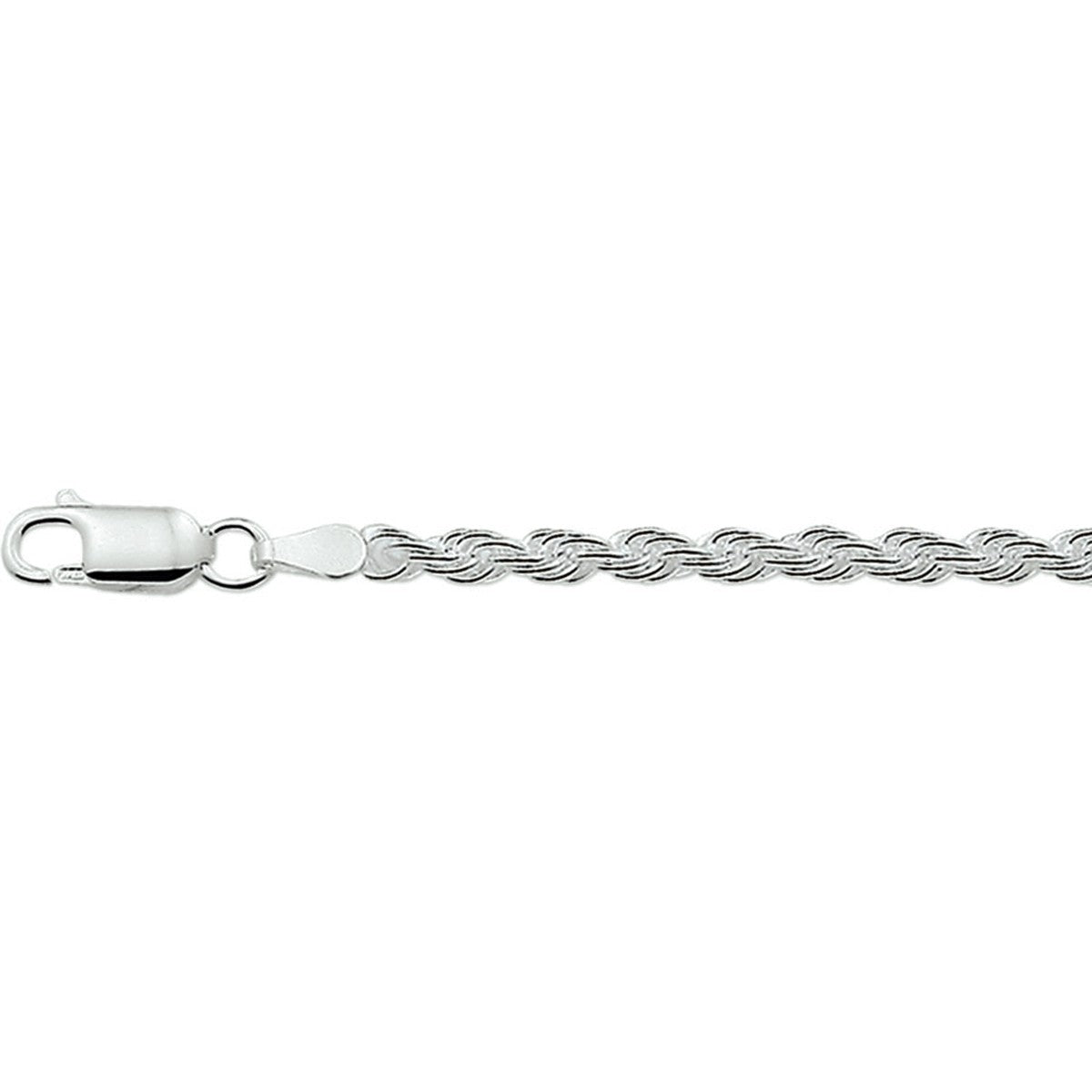 Fantasy Collection Armband koord 3,0 mm zilver