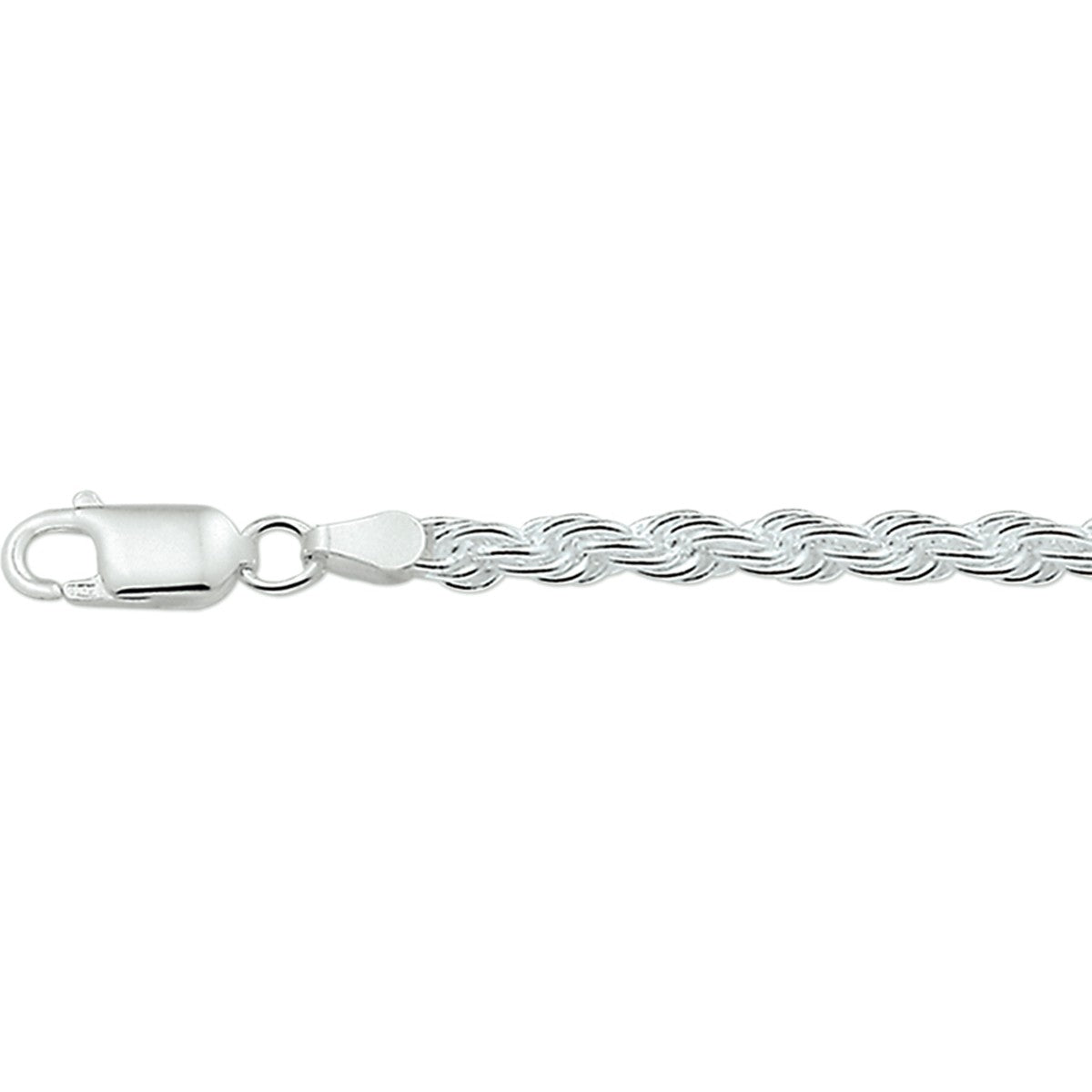 Fantasy Collection Collier koord 4,0 mm zilver
