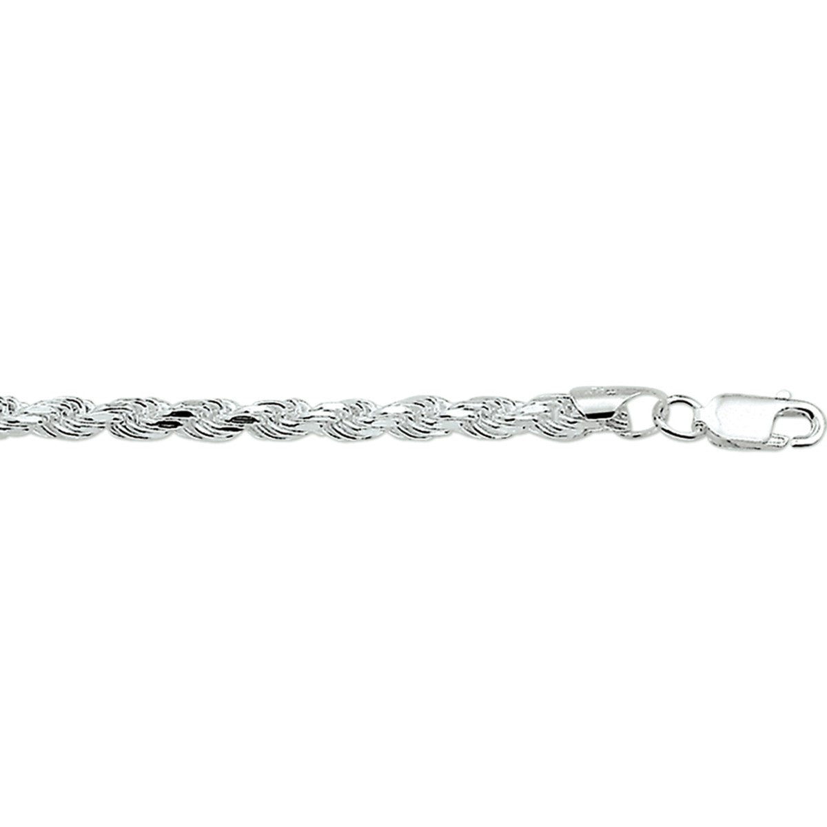 Fantasy Collection Collier koord gediamanteerd zilver