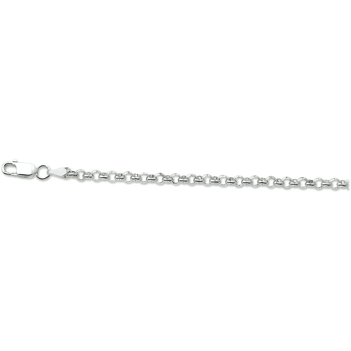 Fantasy Collection Collier jasseron 3,6 mm zilver