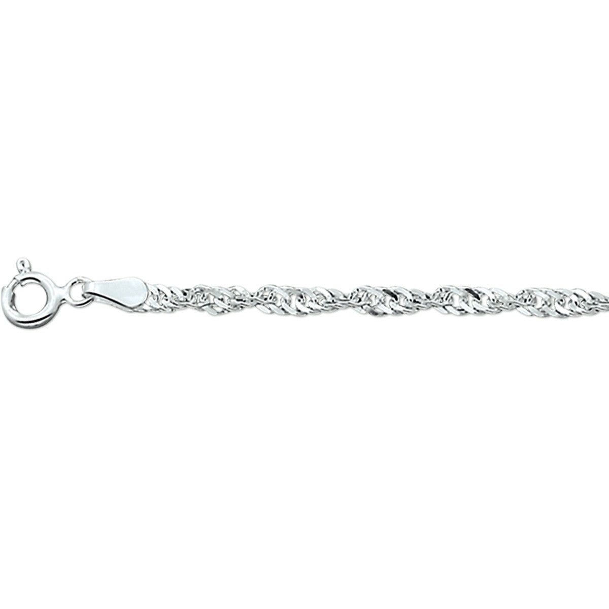 Fantasy Collection Armband singapore 2,3 mm zilver