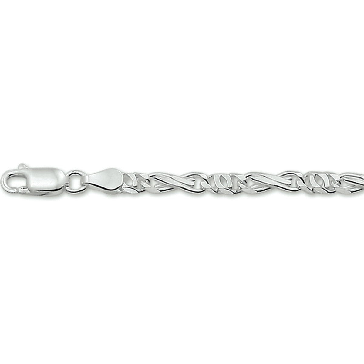 Fantasy Collection Armband valkenoog 4,0 mm 19 cm zilver