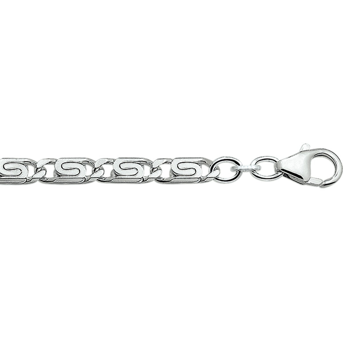 Fantasy Collection Grieks 4,5 mm zilver armband