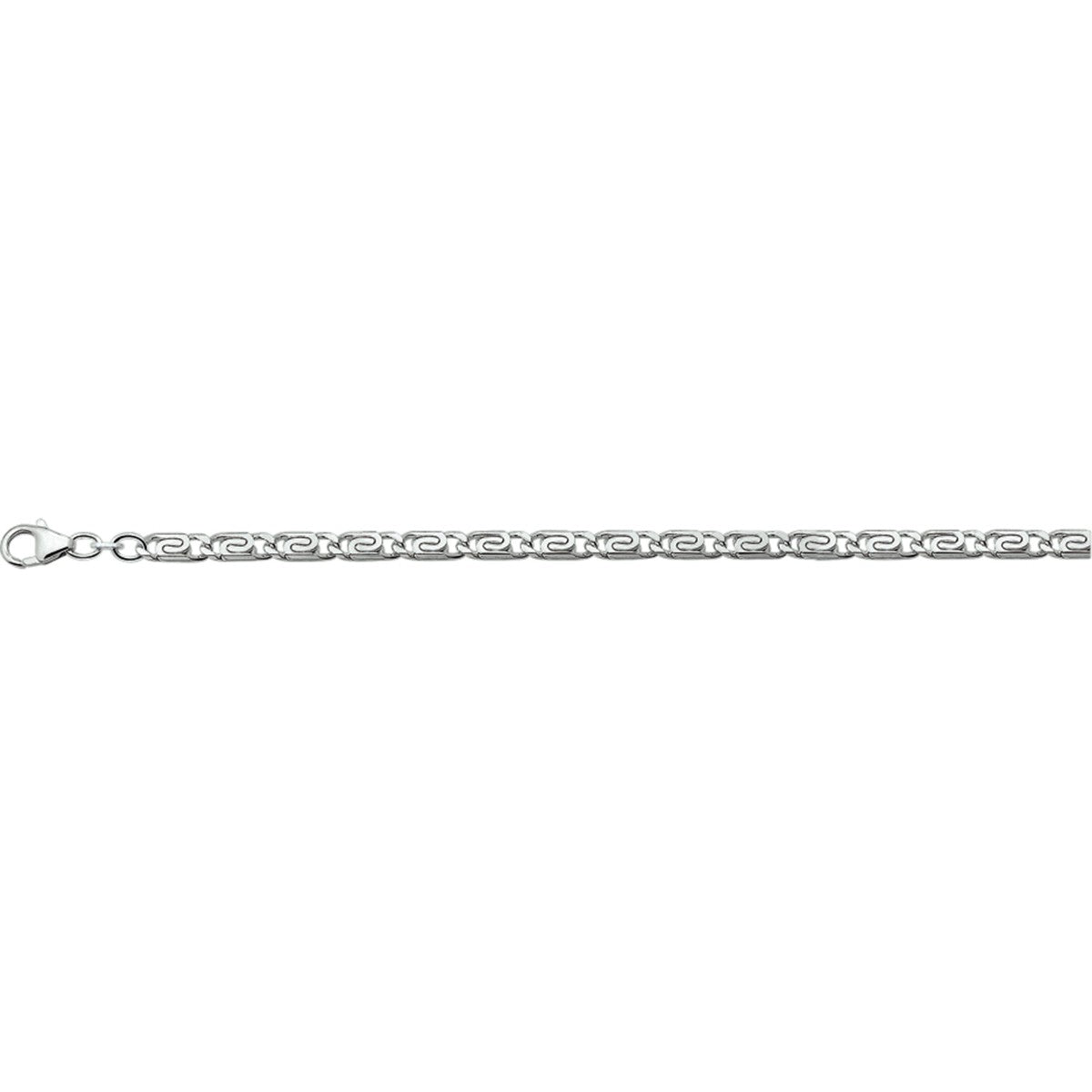 Fantasy Collection Grieks 4,5 mm zilver halsketting