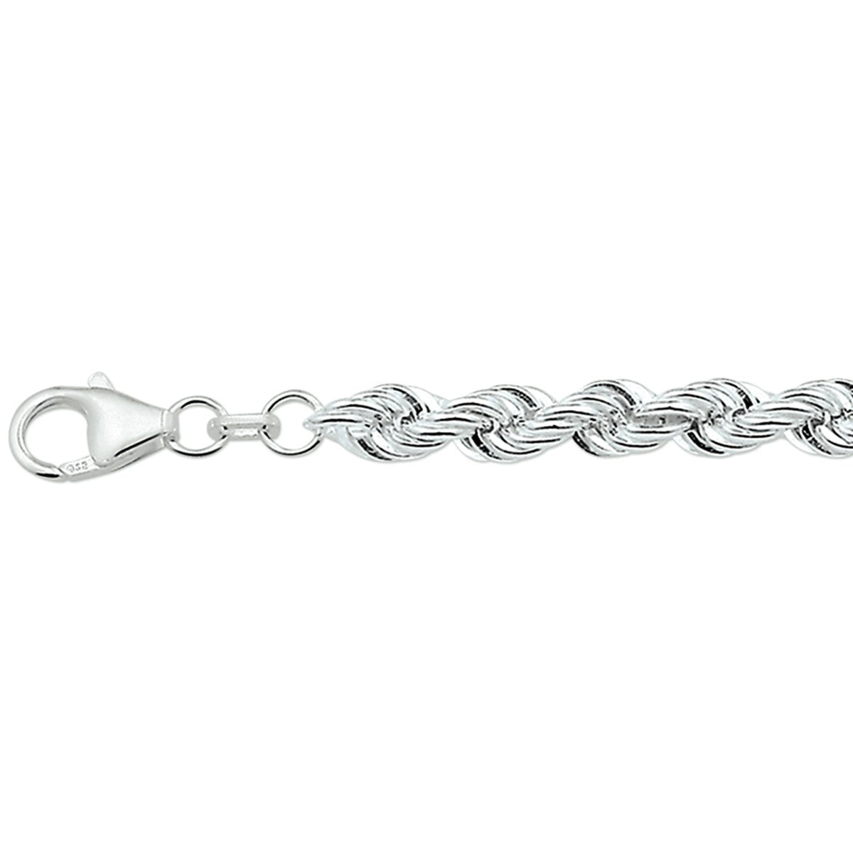 Fantasy Collection Collier koord massief 5 mm zilver