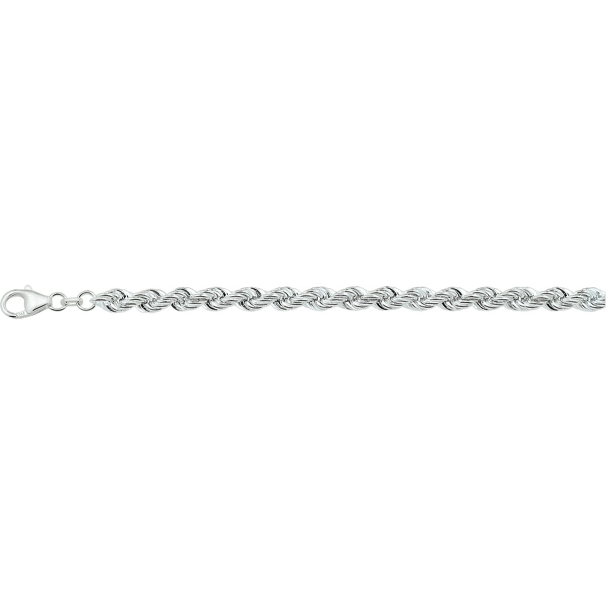 Fantasy Collection Collier koord massief 5 mm zilver