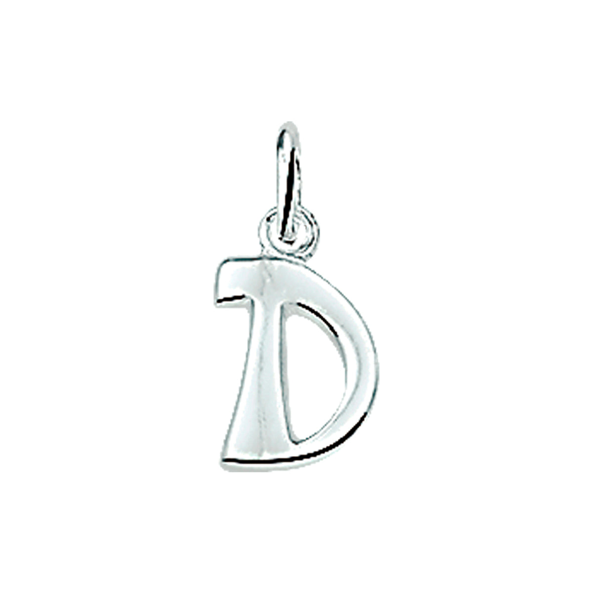 Fantasy Collection Hanger letter D 12,5 mm zilver - PSN1002764