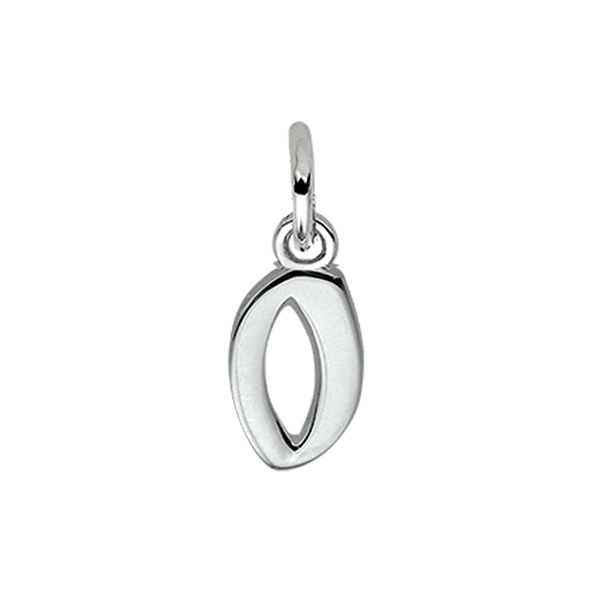Fantasy Collection Hanger letter O 12,5 mm zilver - PSN1002777